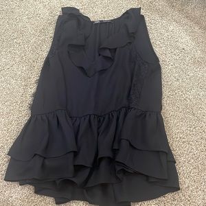 Black zara top